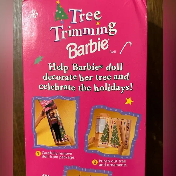Vintage 1998 TREE TRIMMING BARBIE ! - Picture 5 of 7